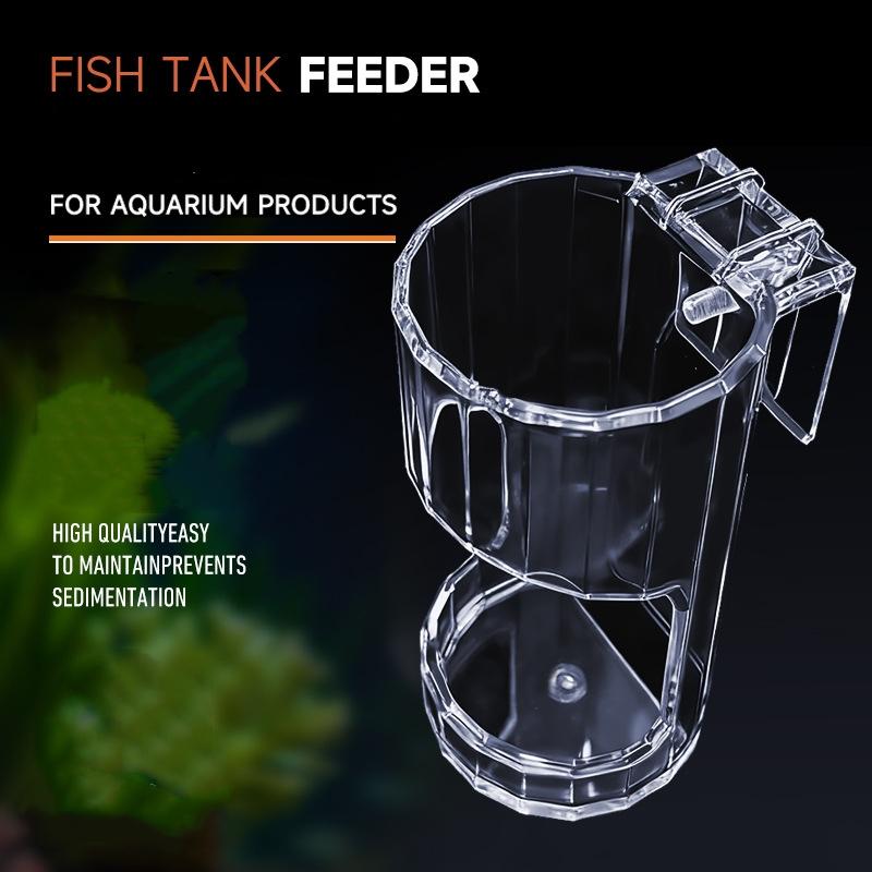 *1Pcs Transparent Acrylic Wall – Aquarium Fish Feeder Automatic recenzja i cena
