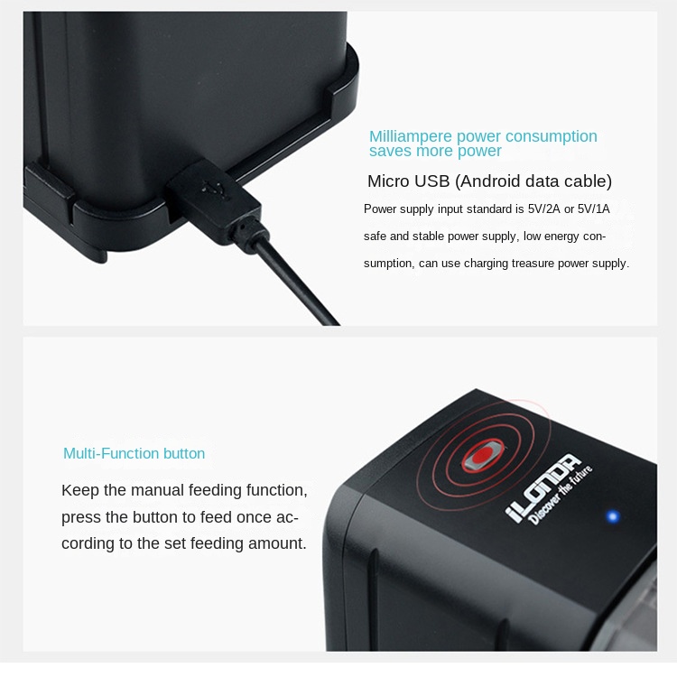 iLONDA Fish Tank Aquarium WiFi – Aquarium Fish Feeder Automatic recenzja i cena