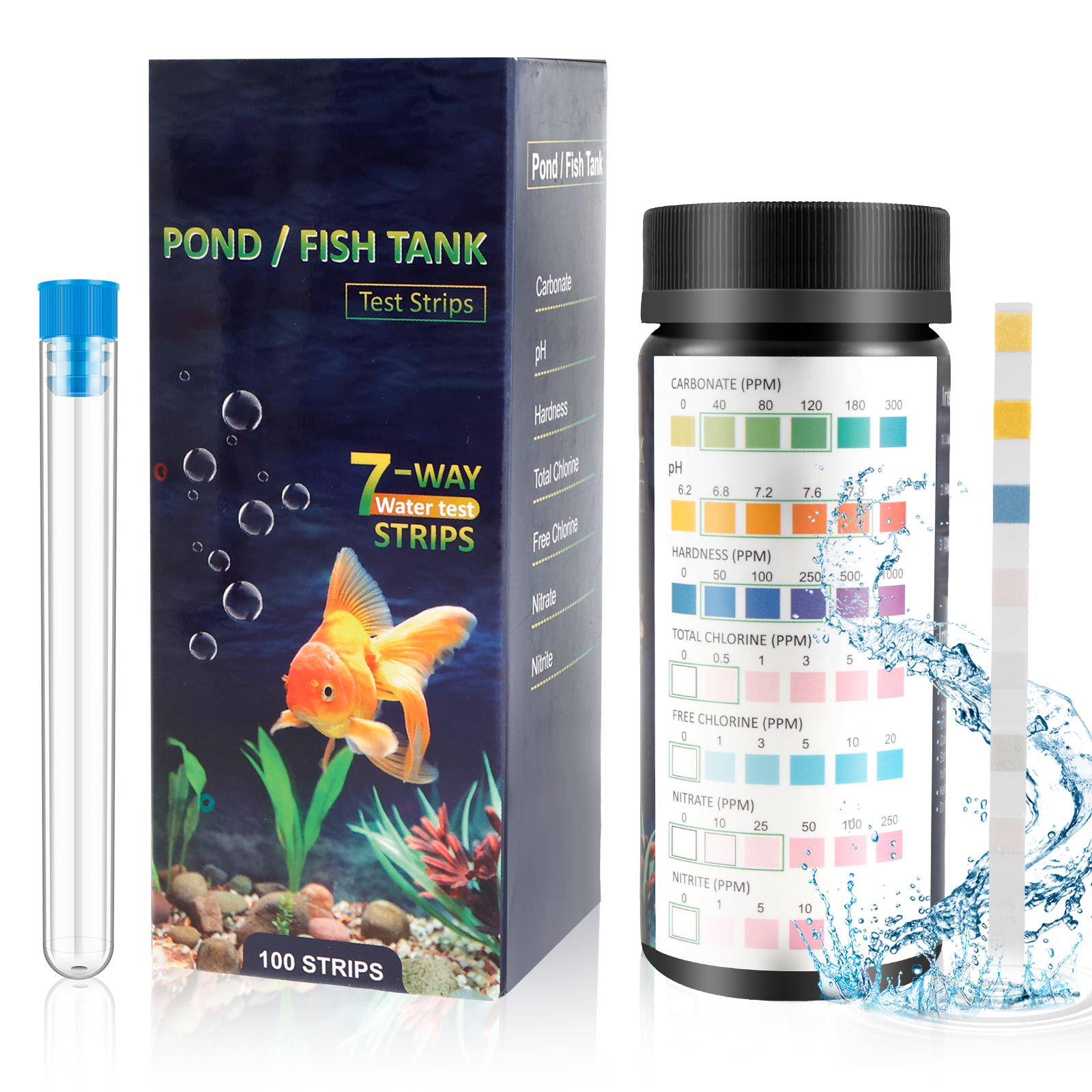 100Pcs 7 in 1 Aquarium Test St – Aquarium Fish Youtube recenzja i cena